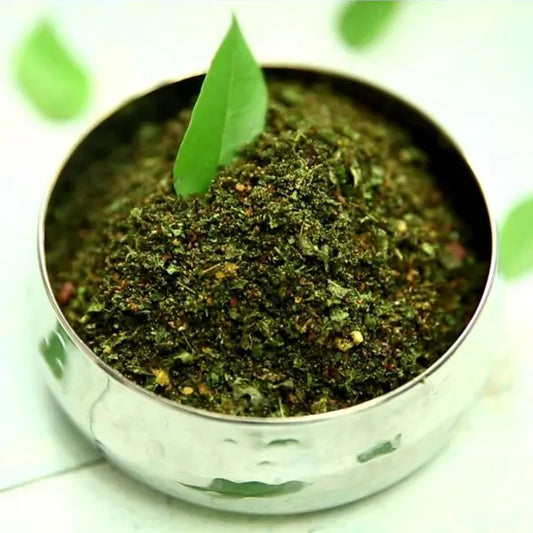 Karivepaku Karam podi (Curry Leaves)